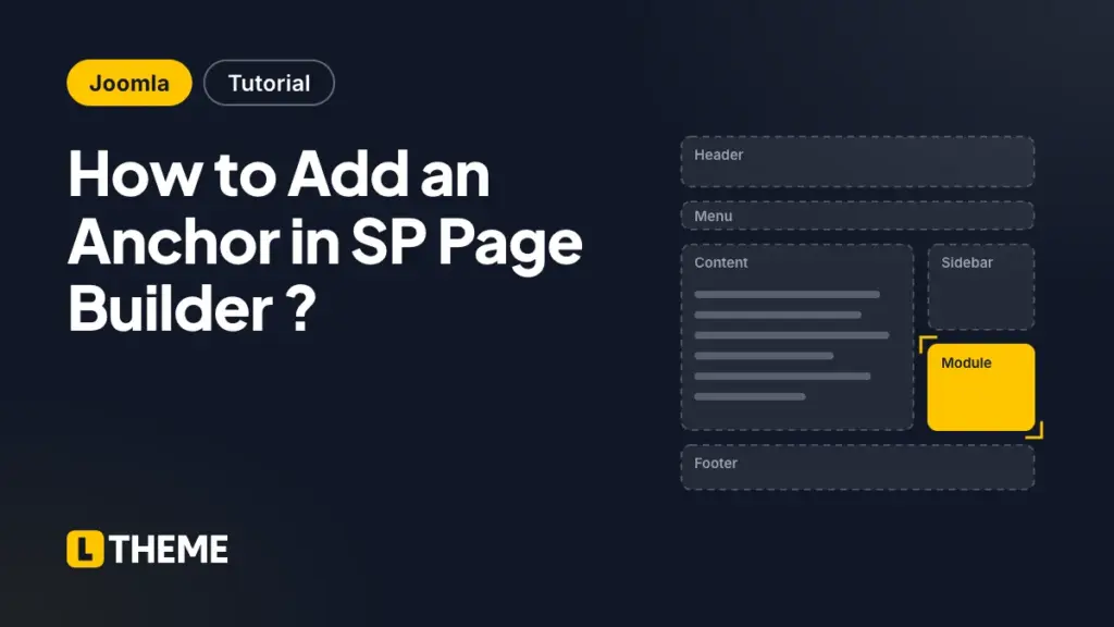 How to Add an Anchor in SP Page Builder ?