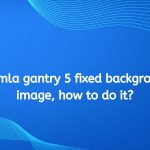 Joomla gantry 5 fixed background image
