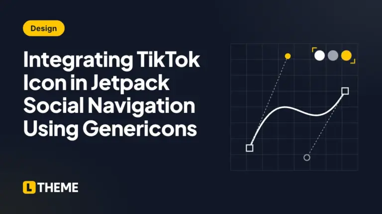Integrating TikTok Icon in Jetpack Social Navigation Using Genericons