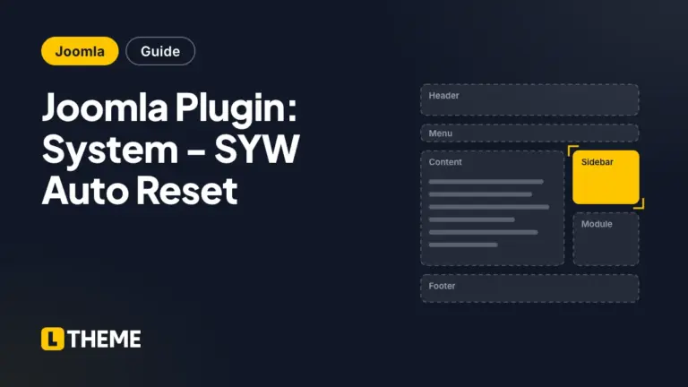 Joomla Plugin: System – SYW Auto Reset