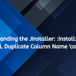 Error SQL Duplicate Column Name ‘catid’