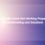disqus spell check not working properly