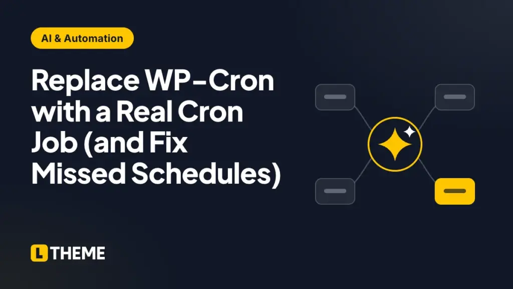 Replace WP-Cron with a Real Cron Job (and Fix Missed Schedules)