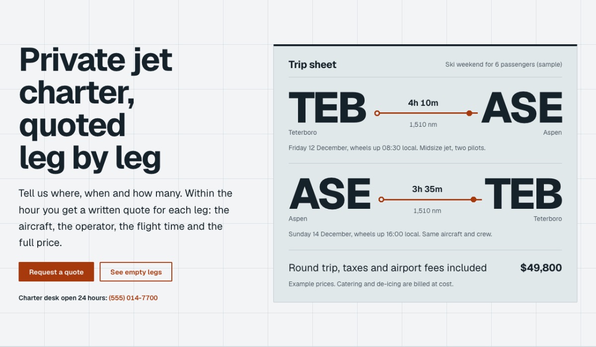 LT Aircoms design: trip section