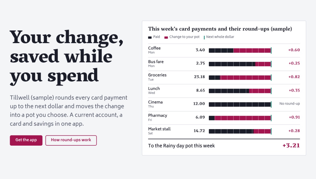 LT AppBank design: roundups section