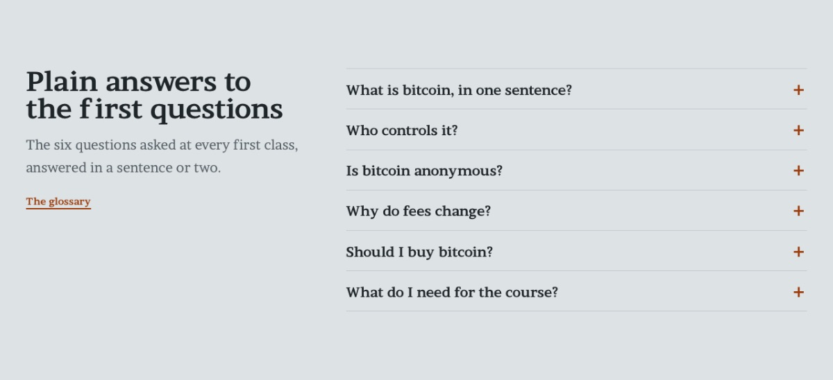 LT Bycoin design: answers section