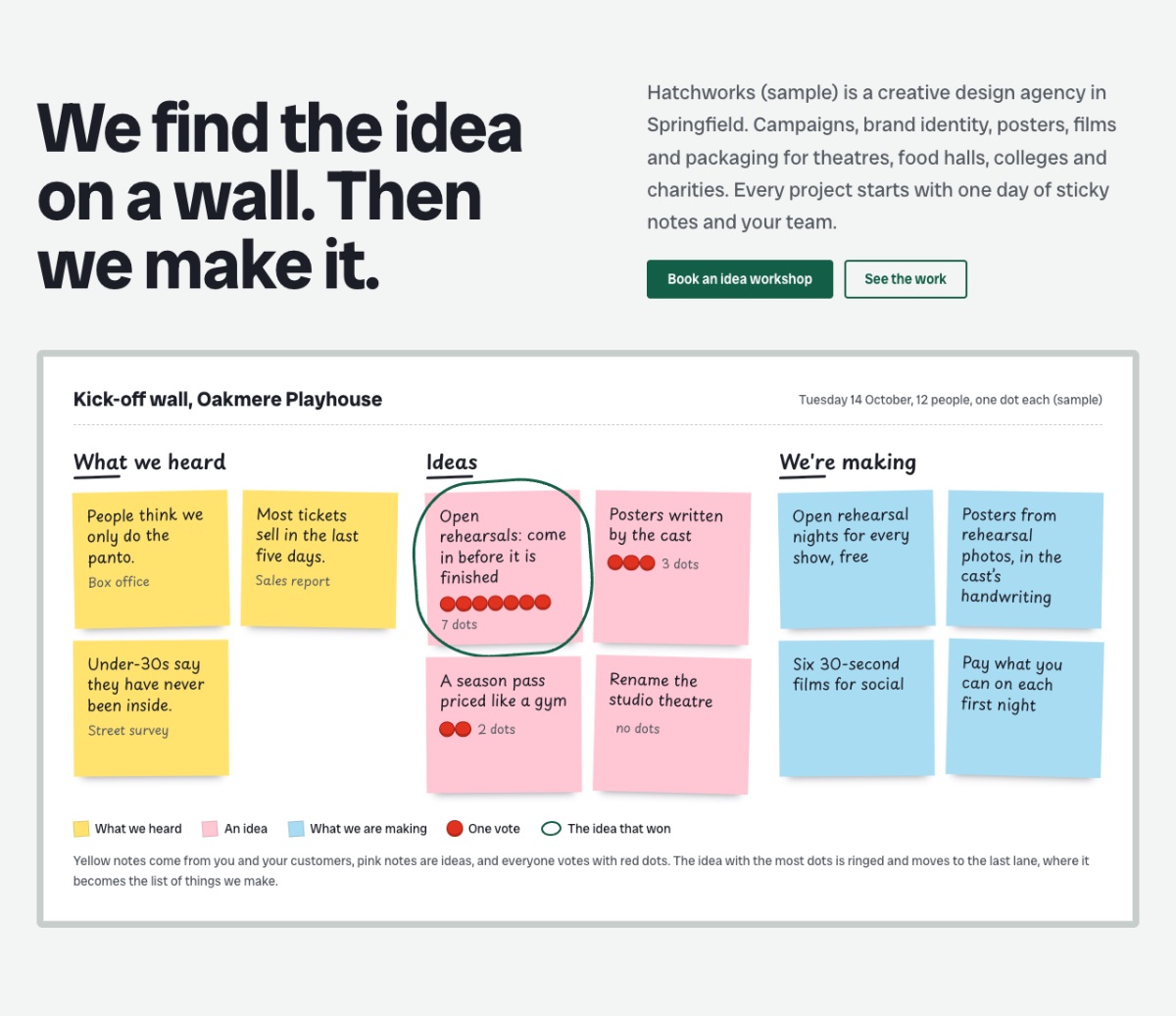LT Creato design: idea wall section