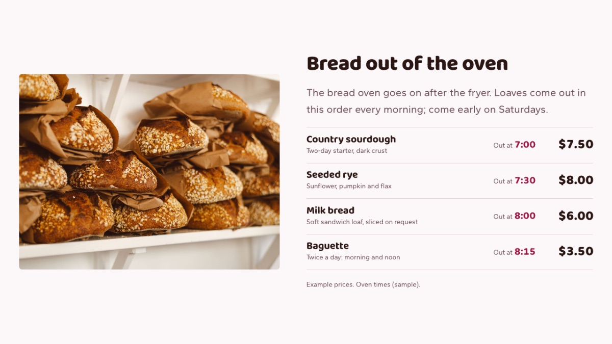 LT Donut design: bread section