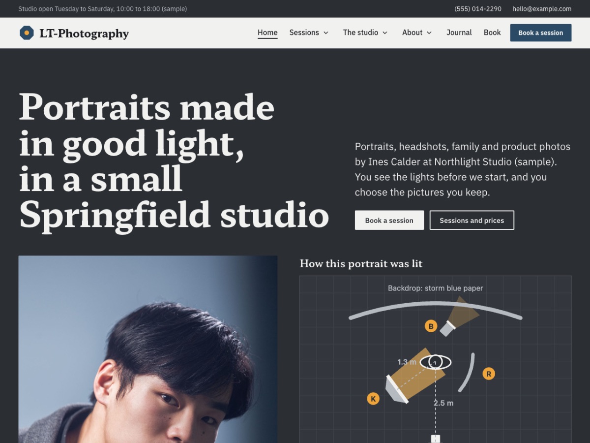 LT Photography home page