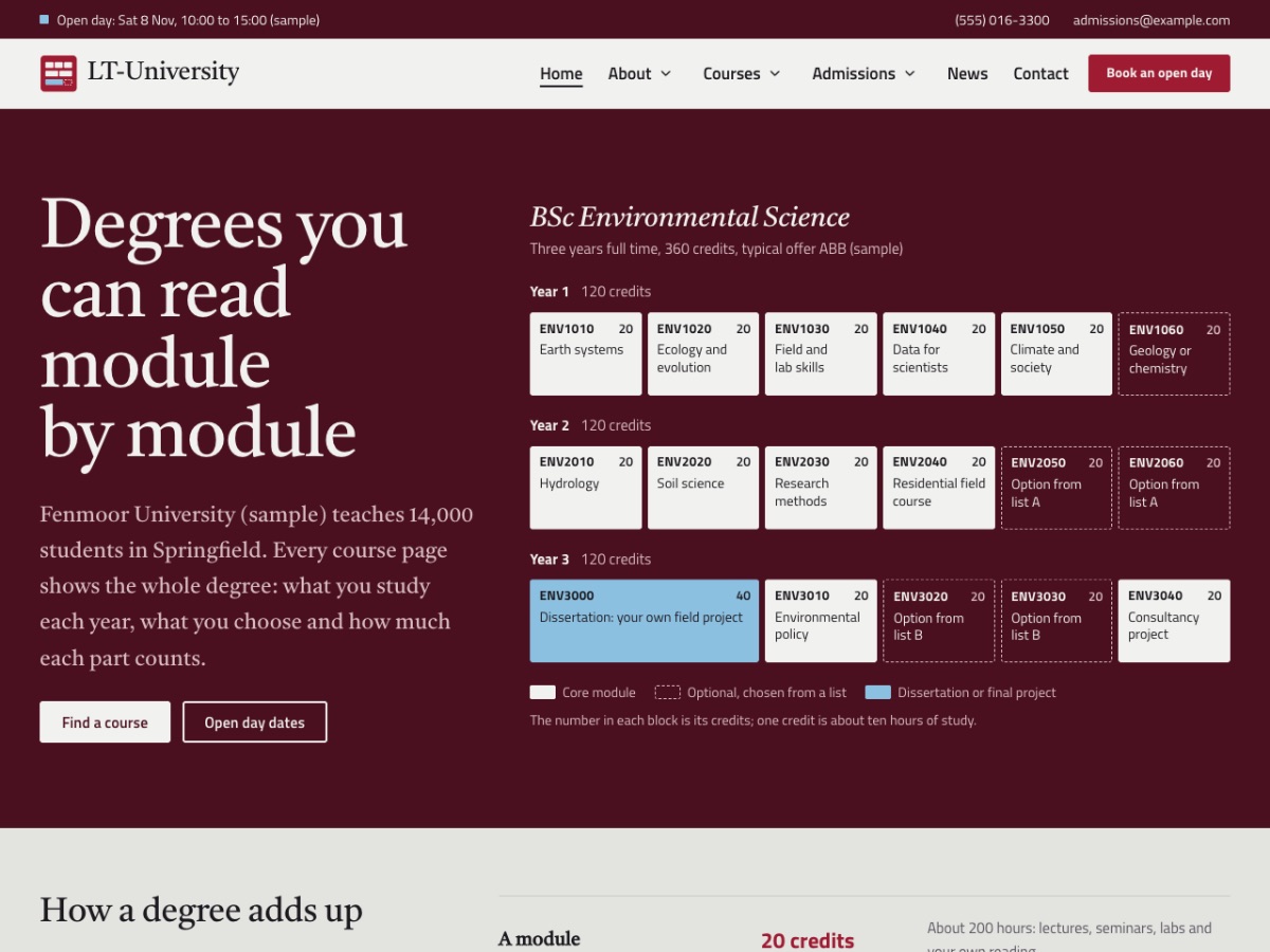 LT University home page