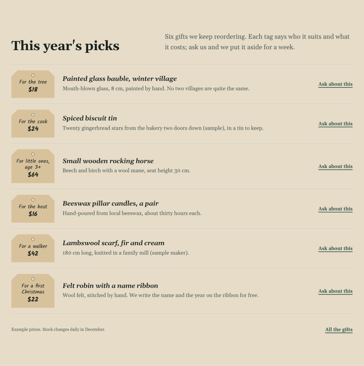 LT xMas Gift design: picks section
